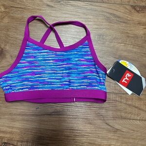 TYR sunray trinity top size 7/8 kids
